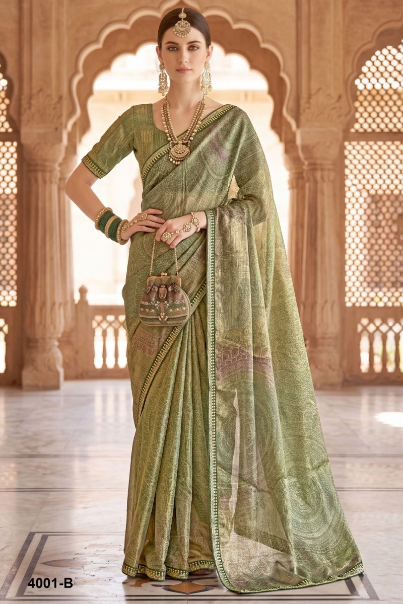 Rama Vol 4 By Vallabhi Brasso Printed Saree 